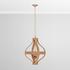 Sarmiento Pendant Natural/Gold by Classic Home