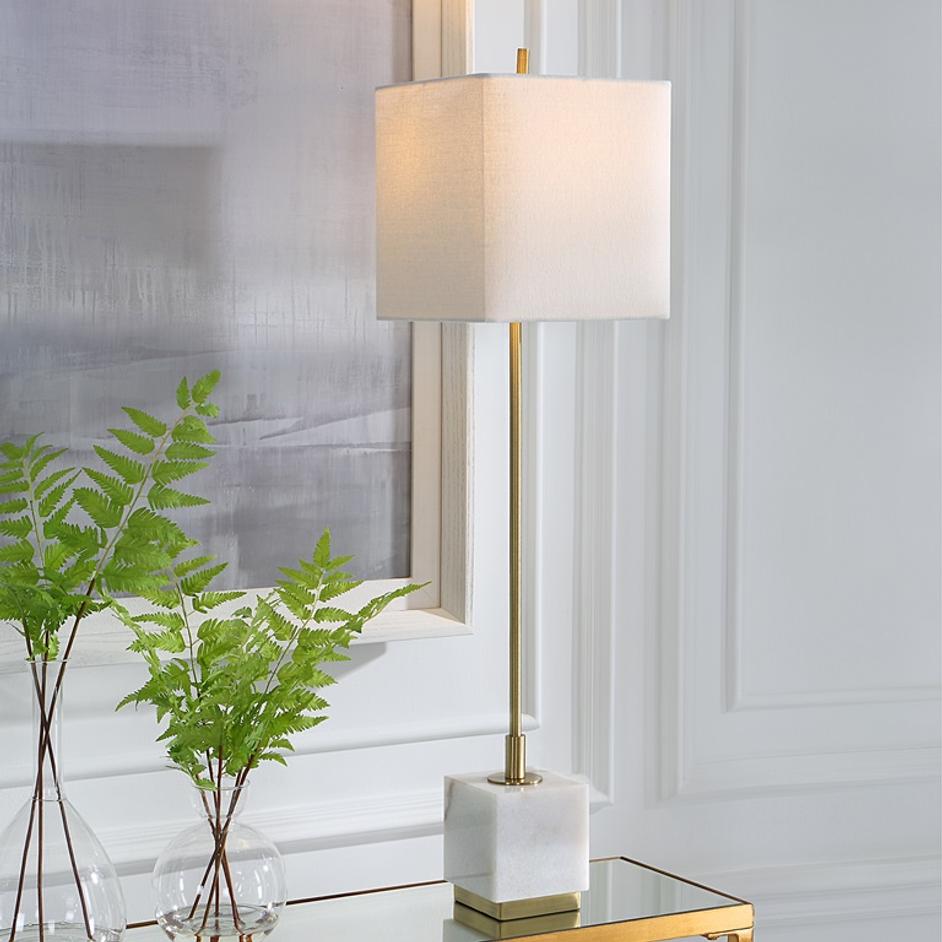 Escort Brass Buffet Lamp by Uttermost