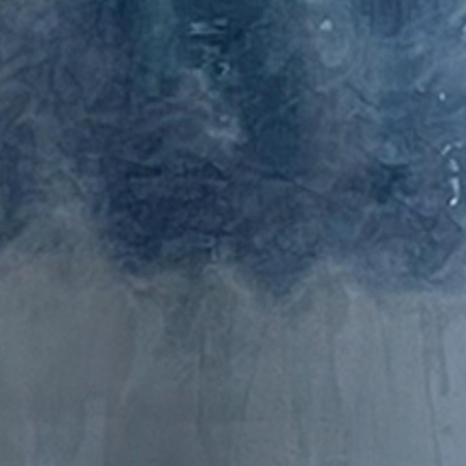 Twilight Iron Table Lamp with Linen Shade, Blue Ombre by Jamie Young