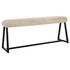 Taupo Sheepskin Bench by Uttermost