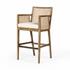 Antonia Stool In Savile Flax In Bar by FOUR HANDS