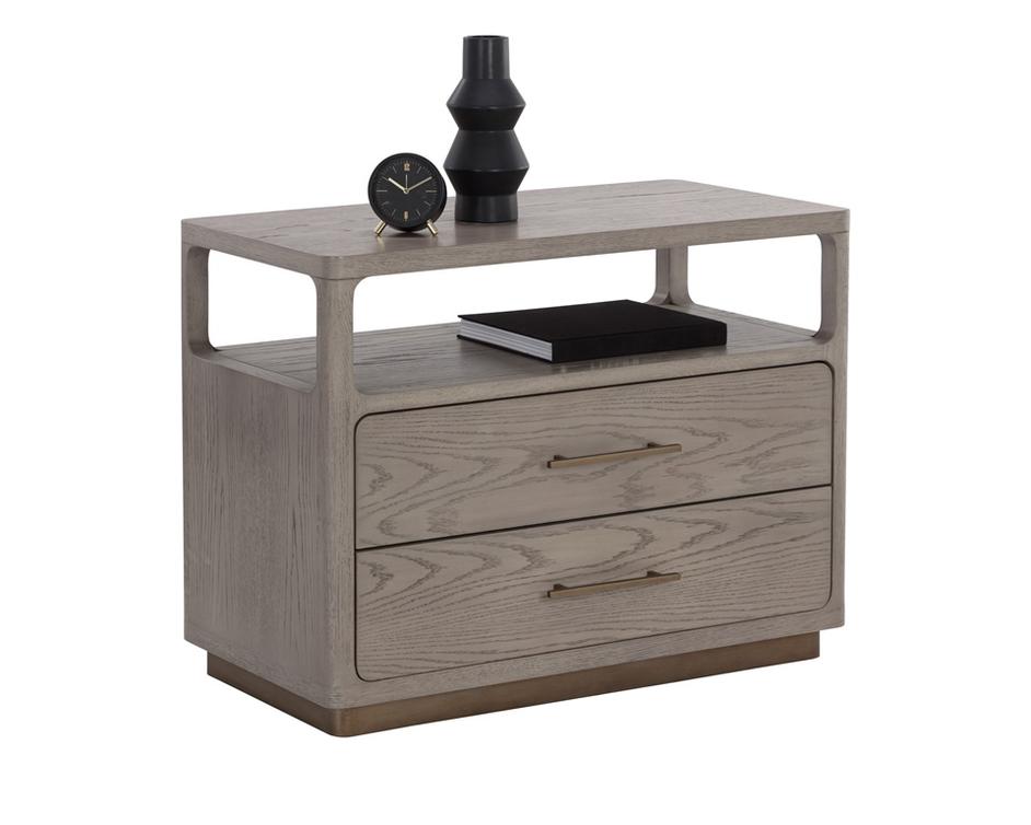 DANETTE NIGHTSTAND - GREY by Sunpan