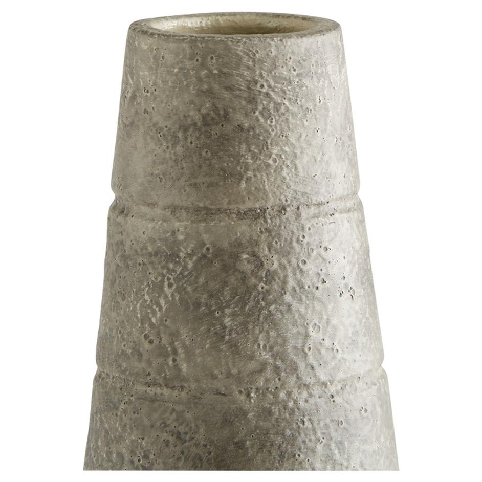 Thera Vase | Grey - Small by Cyan Design