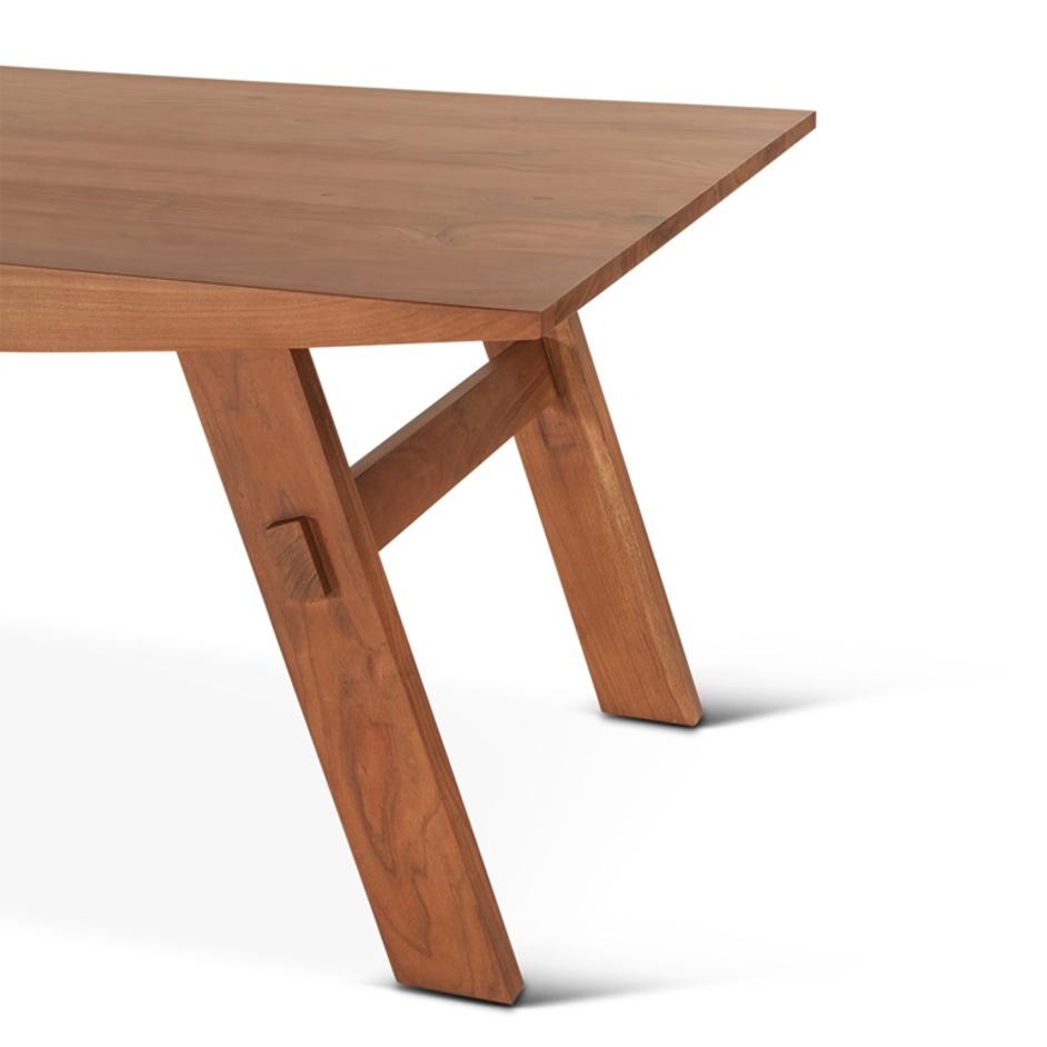 Chesapeake 79" Dining Table, Nutmeg by Home Trends & Design