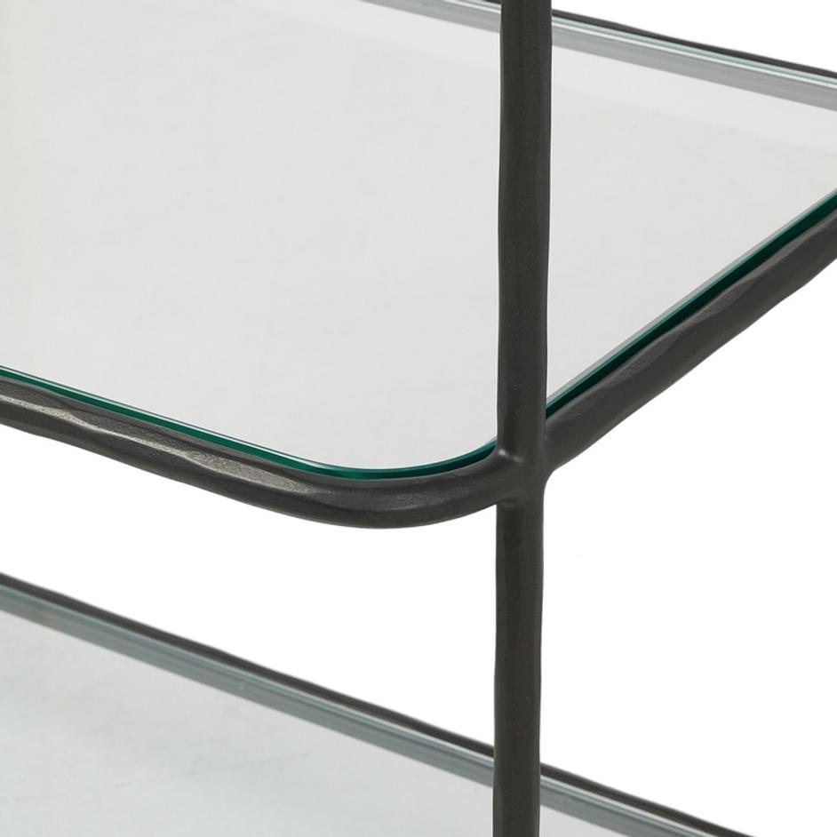 Swinton Bookcase - Hammered Gunmetal by Four Hands