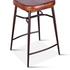 Wellington Backless Leather Counter Stool by Home Trends & Design