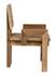 Fatima Teak and Caning Chair with Clear Coat Flat Finish by Noir Furniture