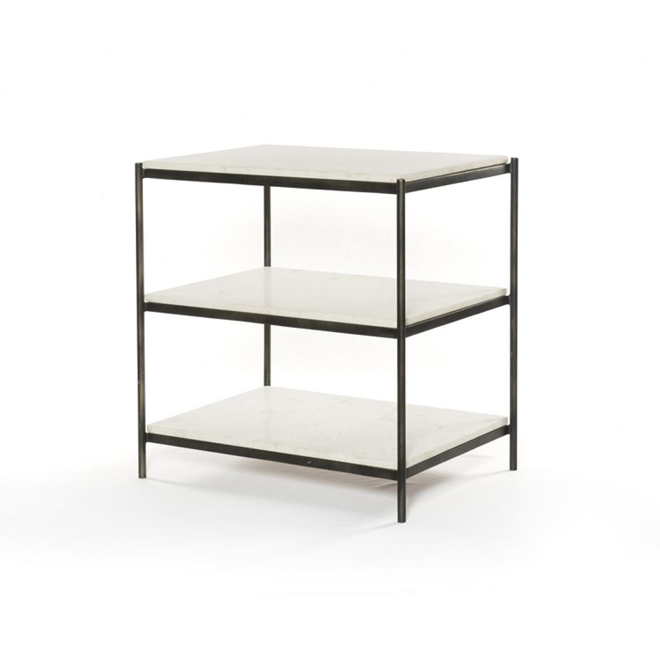 Felix Nightstand in Hammered Grey by FOUR HANDS