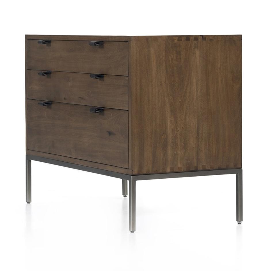 Trey Large Nightstand In Auburn Poplar by FOUR HANDS