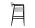 KEAGAN BARSTOOL - SALOON LIGHT GREY LEATHER by Sunpan