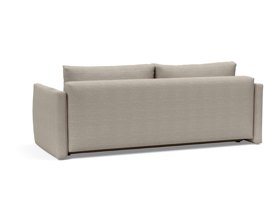TRIPI QUEEN SLEEPER SOFA W/ARMS in KENYA GRAVEL FABRIC 579 by INNOVATION USA