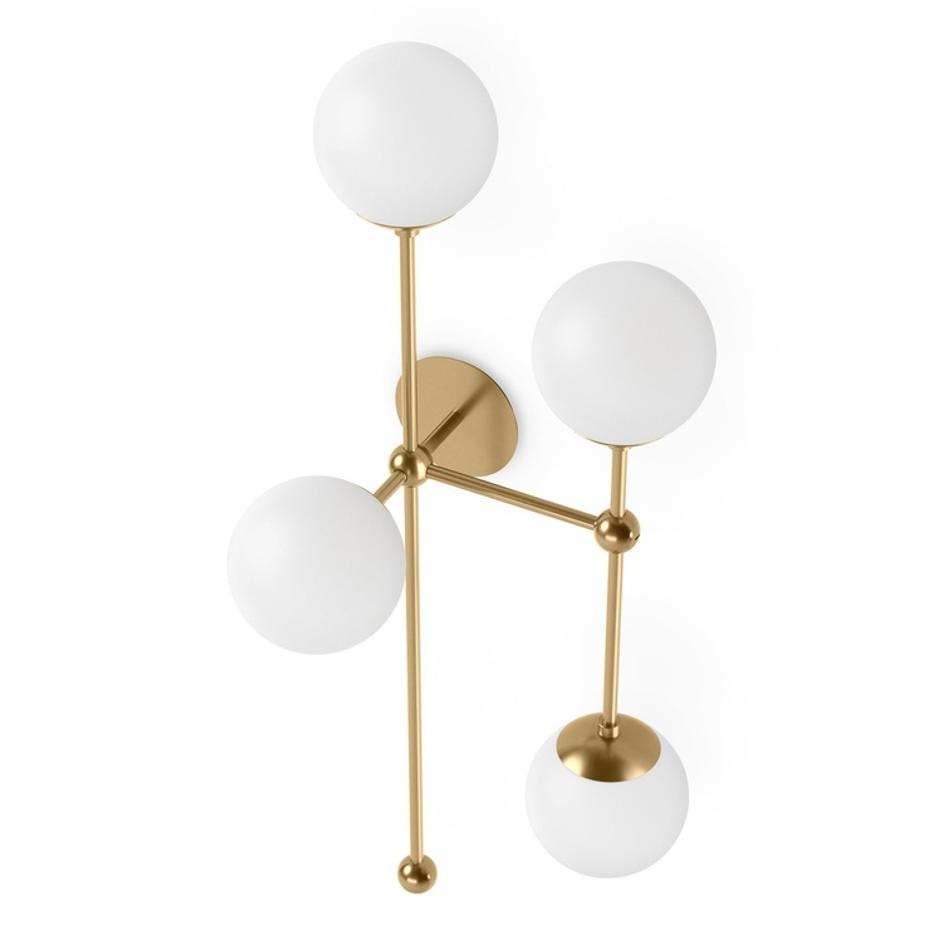 Armstrong 4 R Sconce - Burnished Brass by Four Hands