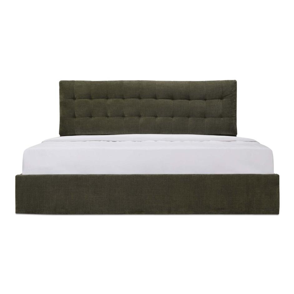 Sebastion King Storage Bed Green by Moes Home