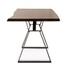 London Loft 68" Acacia Wood Gathering Table, Walnut by Home Trends & Design