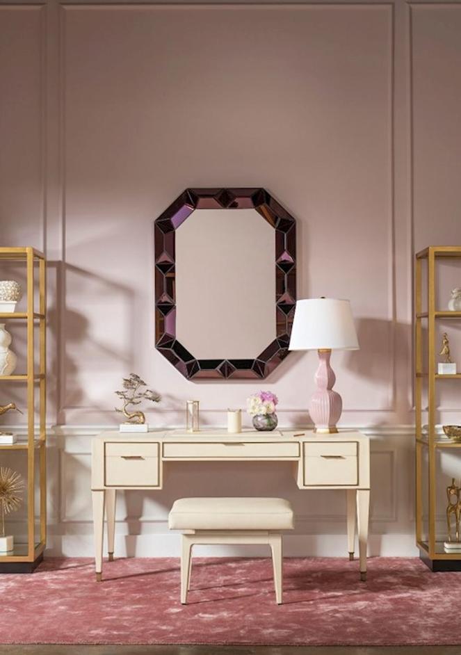 WINSTON STOOL IN IVORY LEATHER by Villa & House