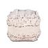 Marrakech Upholstered 18" Square Ottoman with Sequins by Home Trends & Design