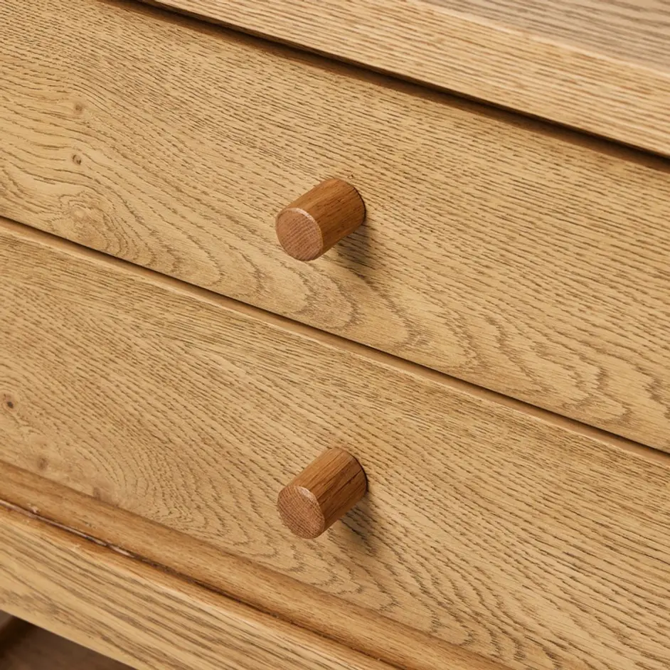 Millbrook Nightstand In Natural Light Oak-Natural Light Oak Veneer by Four Hands