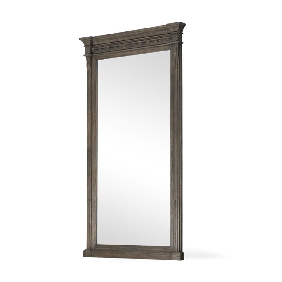 Hemlock Floor Mirror - Weathered Elm by Four Hands