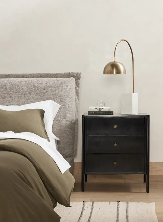 Soto Nightstand In Black by FOUR HANDS
