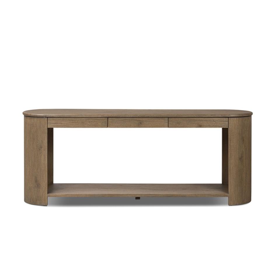 Farrow Console Table - Drifted Oak Veneer by Four Hands
