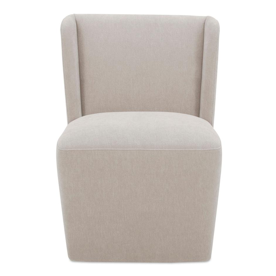 Cormac Rolling Dining Chair Warm Sand by Moes Home