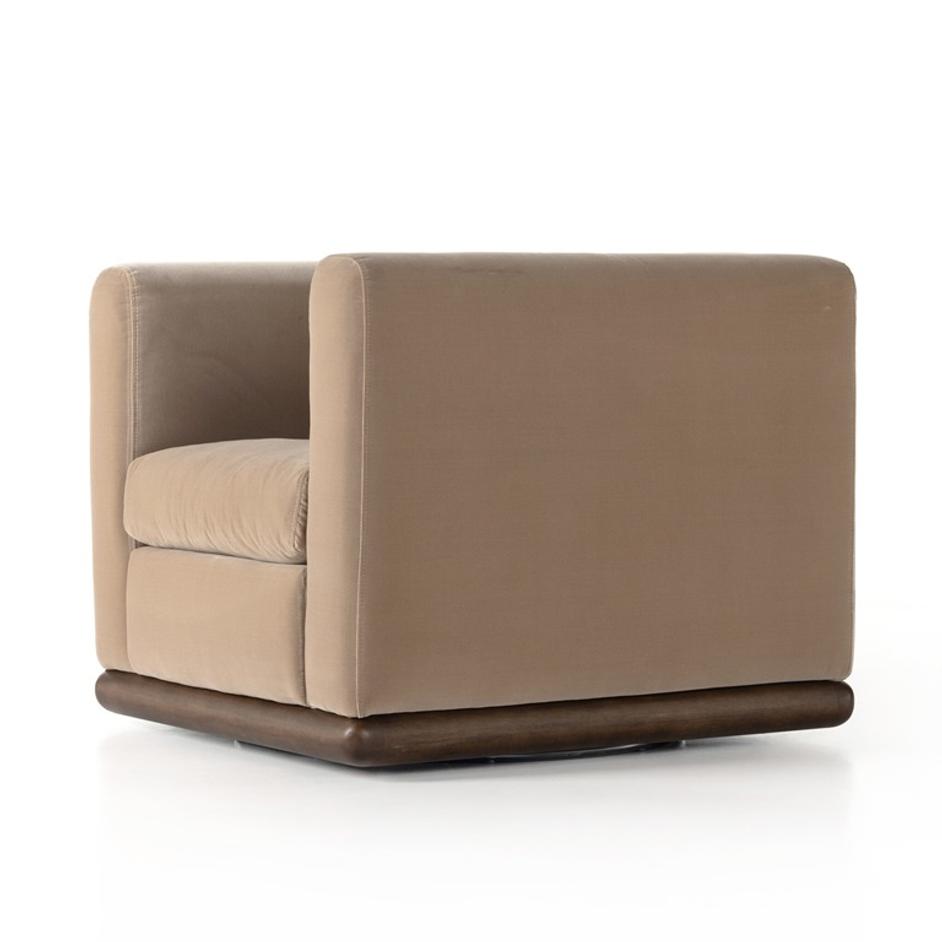 Elizabeth Swivel Chair - Surrey Taupe by Four Hands