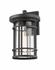 Jordan 1 Light Outdoor Wall Sconce in Black Finish by Z-Lite
