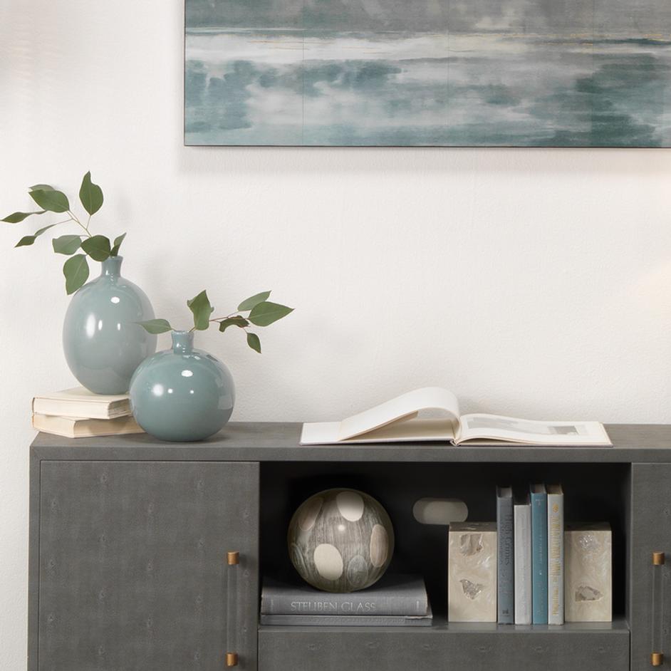 Painted Ceramic Decorative Sphere, Small by Jamie Young