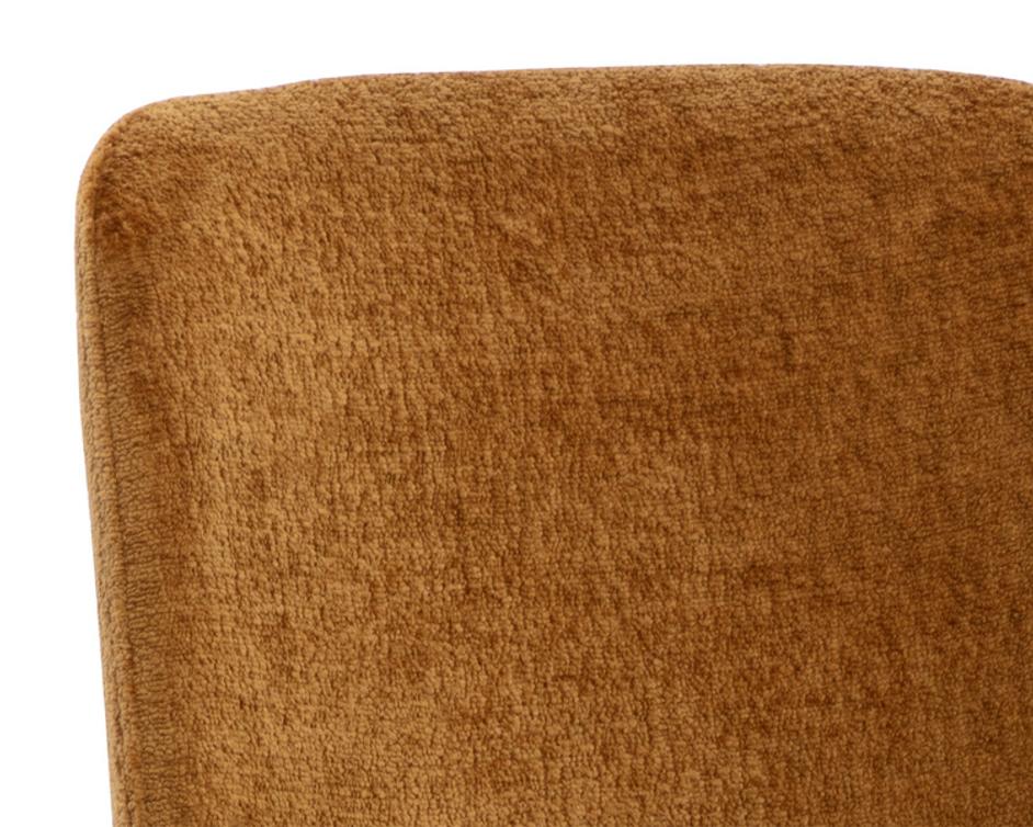 ZEKE DINING CHAIR - BLACK - BERGEN MARMALADE by Sunpan