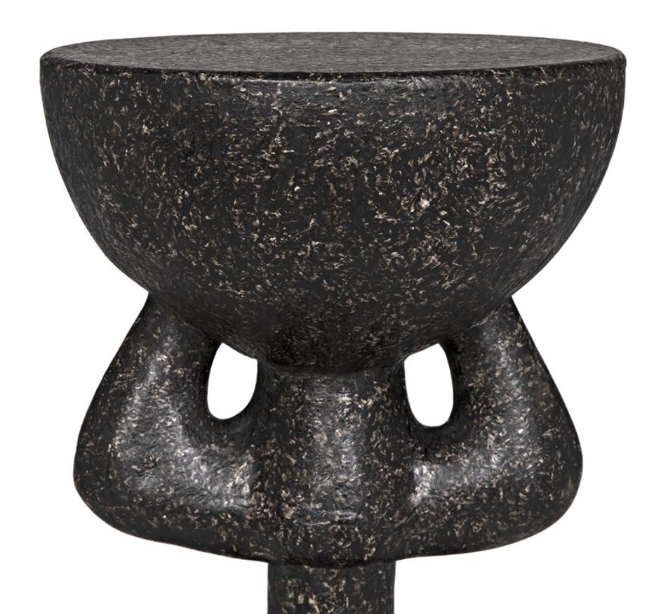 African Side Table by Noir Furniture