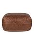 Leather Pouf by Classic Home