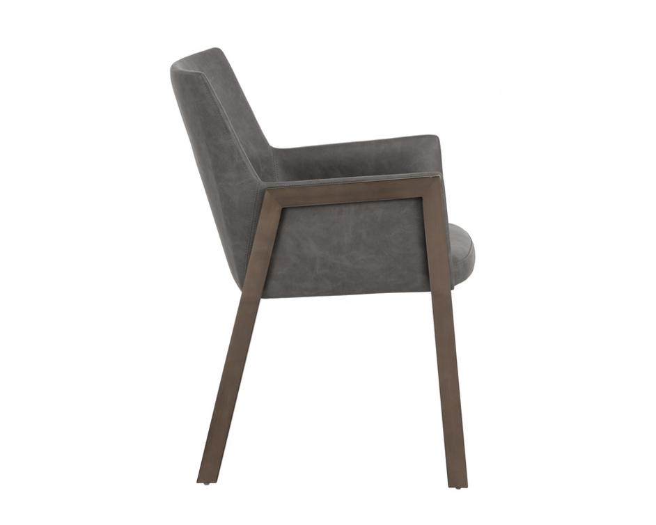 Bernadette Dining Armchair - Kendall Grey by Sunpan