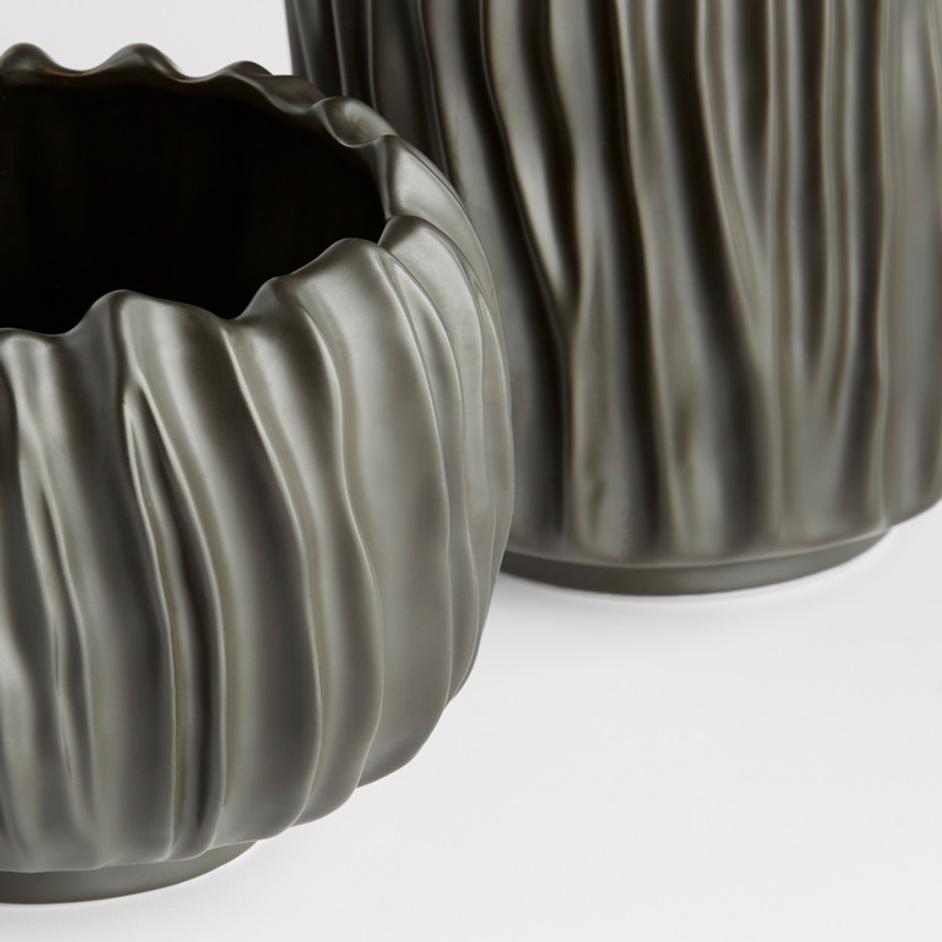 Abyssus Vase | Black - Small by Cyan Design