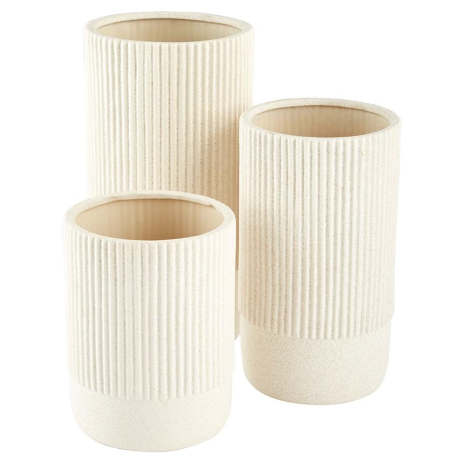 Harmonica Vase | White - Small by Cyan Design