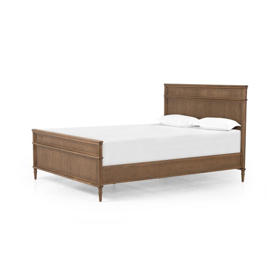 Toulouse Bed In Toasted Oak In King by FOUR HANDS