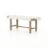 Sumner Outdoor Bench In Washed Brown by FOUR HANDS