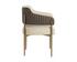 TOVA DINING ARMCHAIR - DILLON CREAM / BRAVO ASH by Sunpan