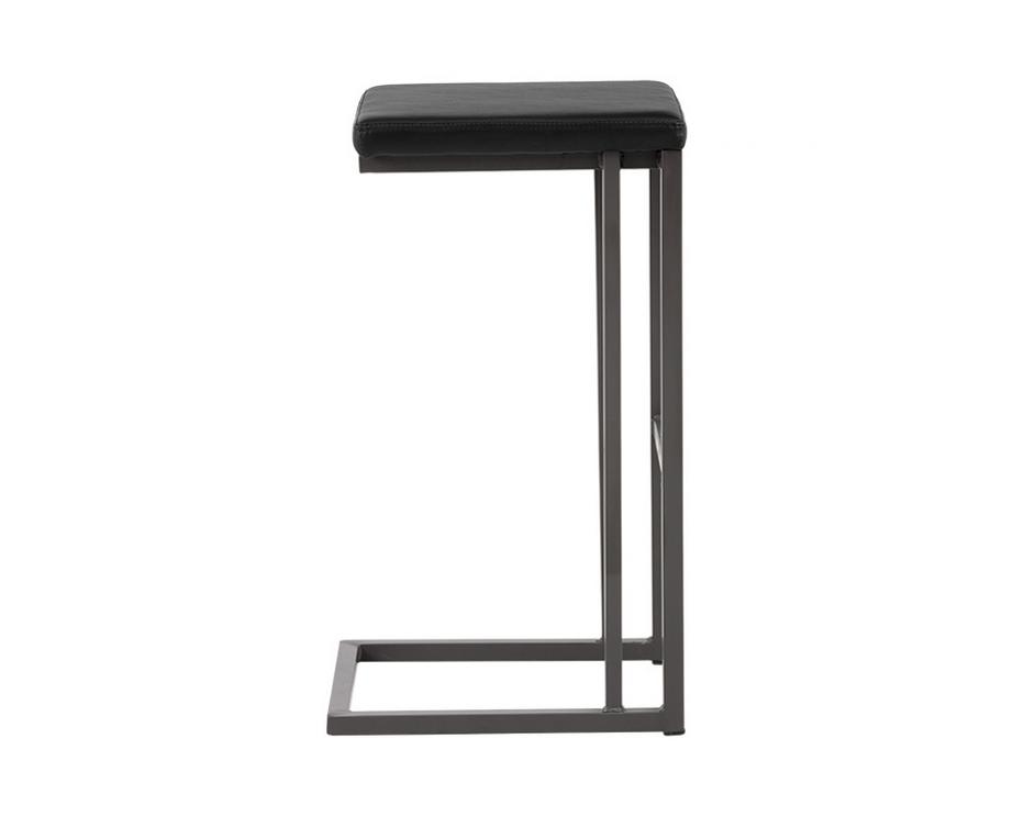 Boone Barstool - Grey - Onyx by Sunpan