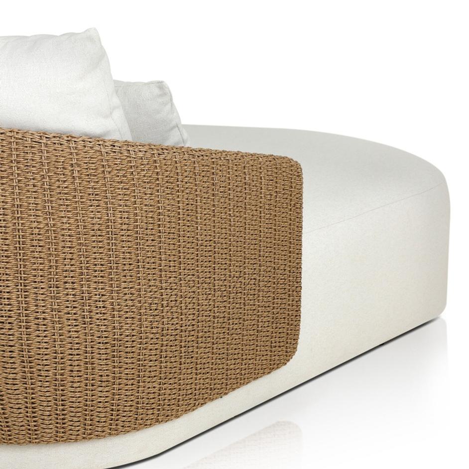 Maven Outdoor Double Chaise - Faux Hyacinth by Four Hands