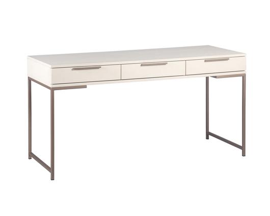 REBEL DESK - CHAMPAGNE GOLD - CREAM by Sunpan