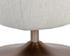 CARINE SWIVEL LOUNGE CHAIR - MINA TAUPE by Sunpan