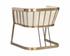 Caily Lounge Chair - Bravo Cream by Sunpan