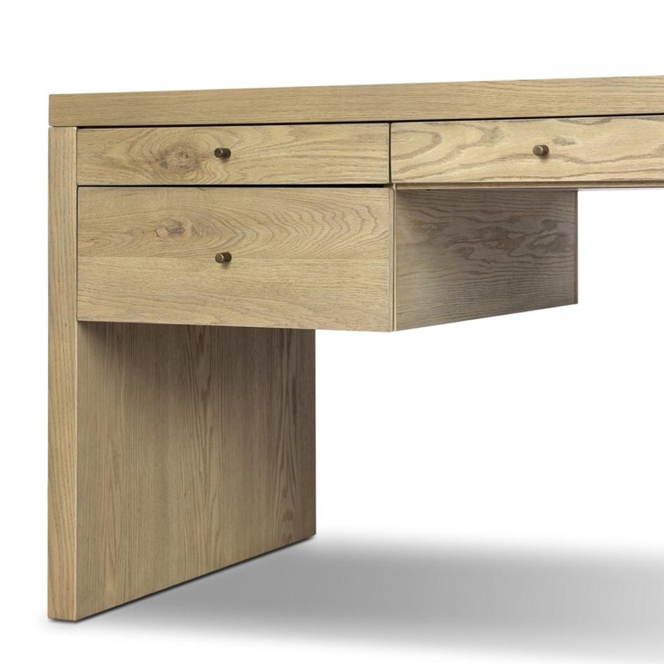 Torrington Desk - Sandy Oak Resawn by Four Hands