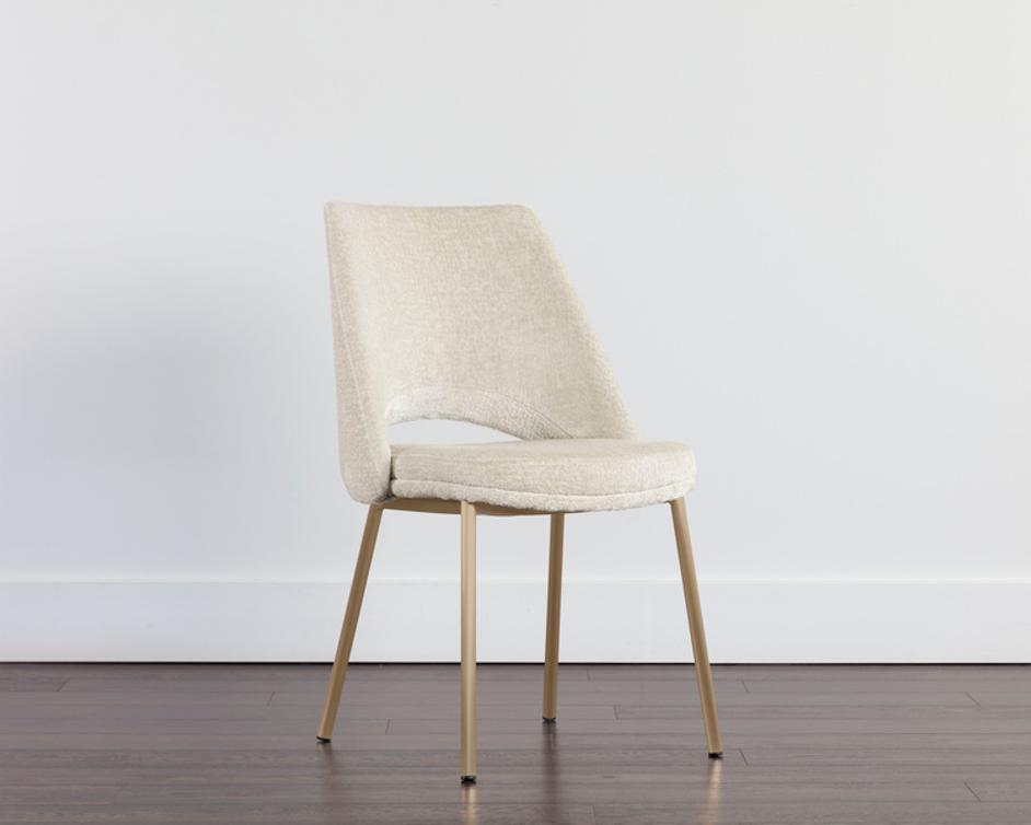 RADELLA DINING CHAIR - BERGEN TAUPE by Sunpan