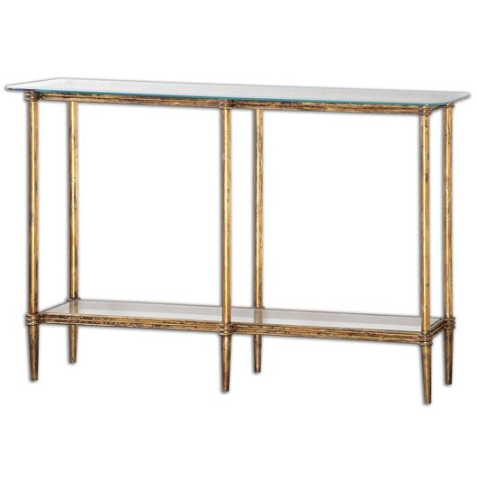 Elenio Glass Console Table by Uttermost