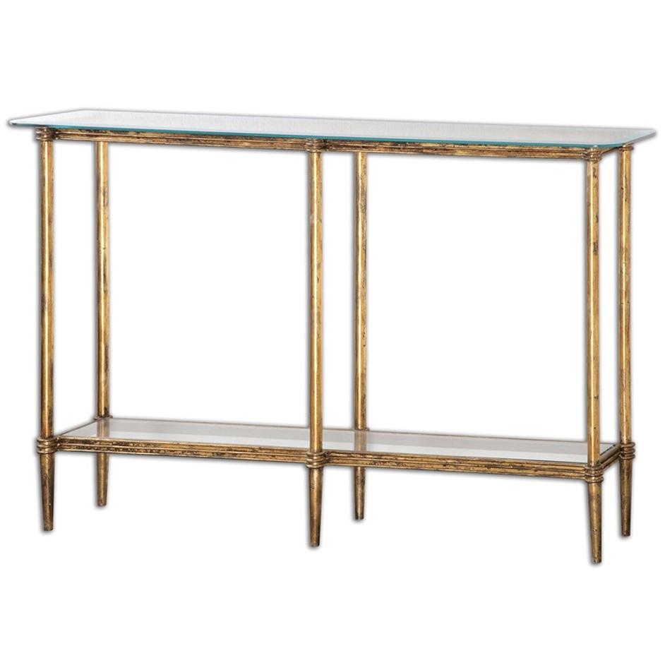 Elenio Glass Console Table by Uttermost