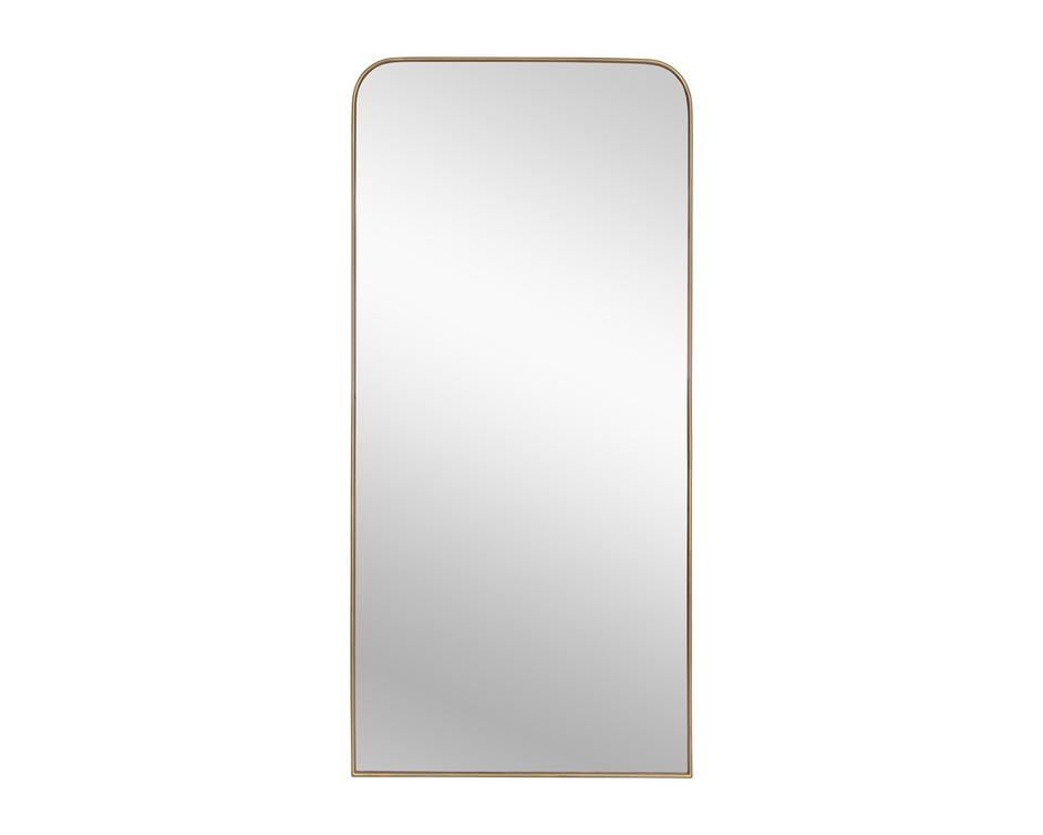 Calabasas Floor Mirror - Brass by Sunpan
