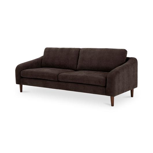 Quinn Sofa Dark Brown by Moes Home