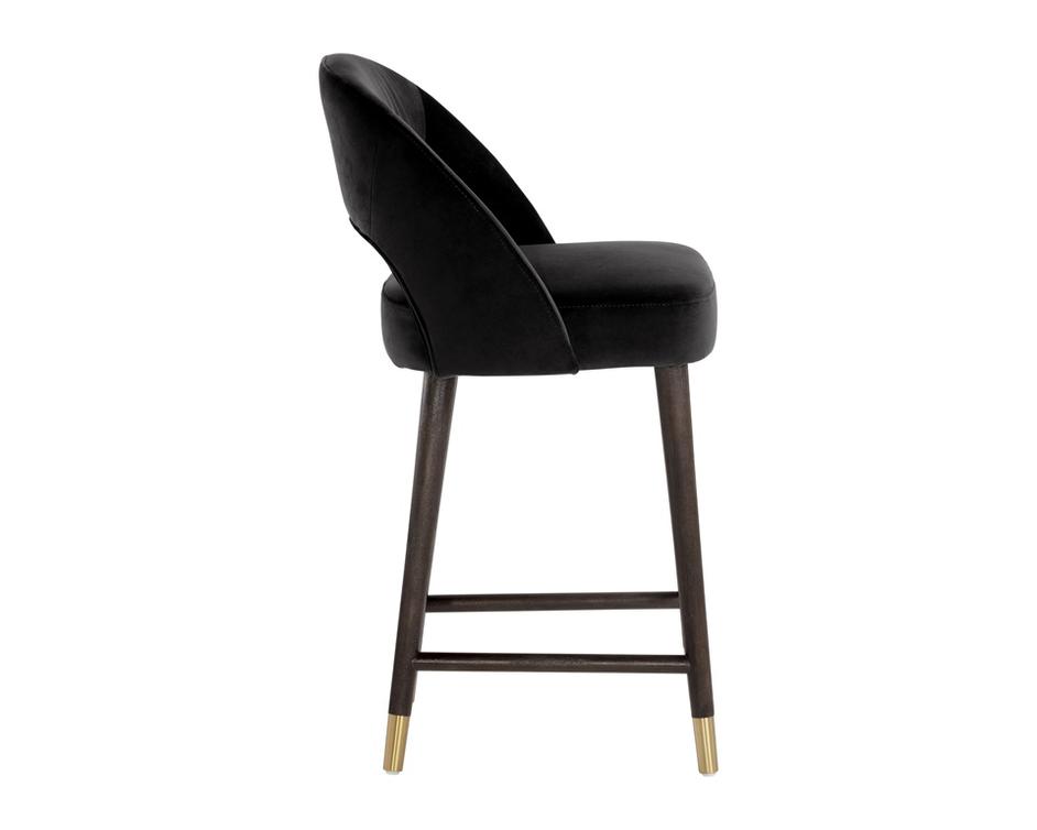 Monae Counter Stool - Abbington Black by Sunpan