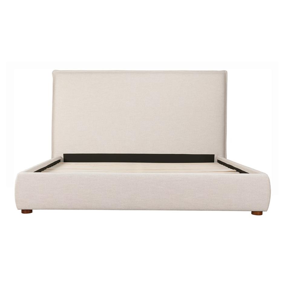 LUZON KING BED TALL HEADBOARD WHEAT by Moes Home